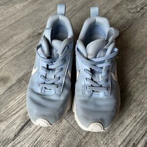 Nike Air Max Interlk Blue Sneakers Lightweight Flexible Elastic Laces No Tie